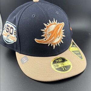 Miami Dolphins New Era Fitted Hat
